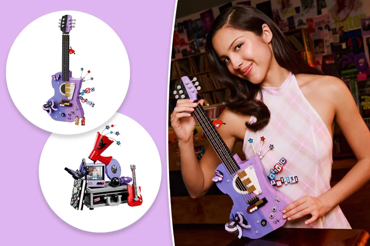 Gitar LEGO edisi khusus Olivia Rodrigo